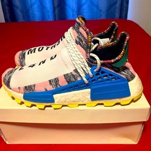 Solar Human Race NMD. Pink, Black, and Blue